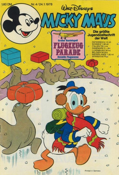Micky Maus 1978/ 4 (Z1-2), Ehapa