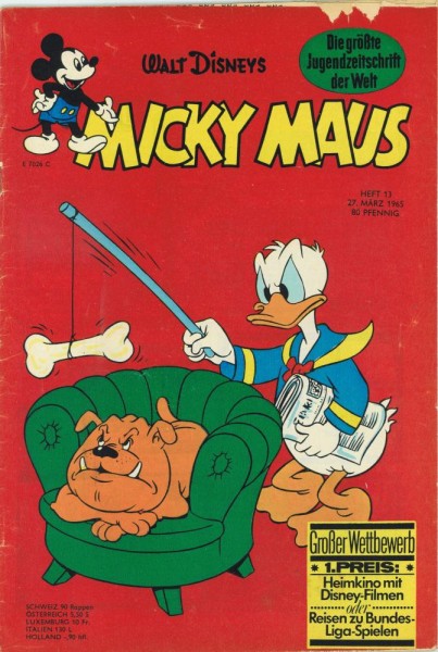 Micky Maus 1965/ 13 (Z2, Sm), Ehapa
