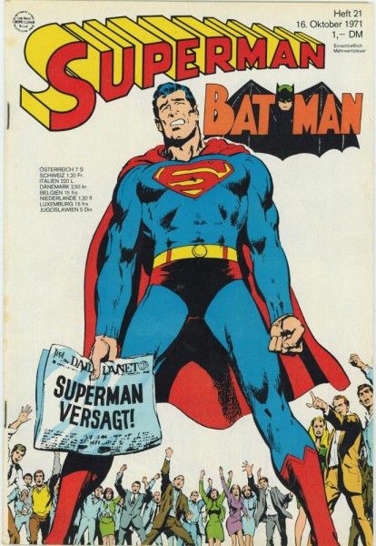 Superman 1971/ 21 (Z1-), Ehapa