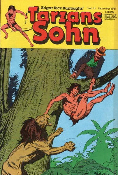 Tarzans Sohn 1981/ 12 (Z1), Ehapa