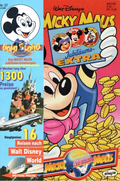 Micky Maus 1991/ 37 (Z0-1), Ehapa