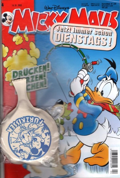 Micky Maus 2003/ 4 (Z1), Ehapa