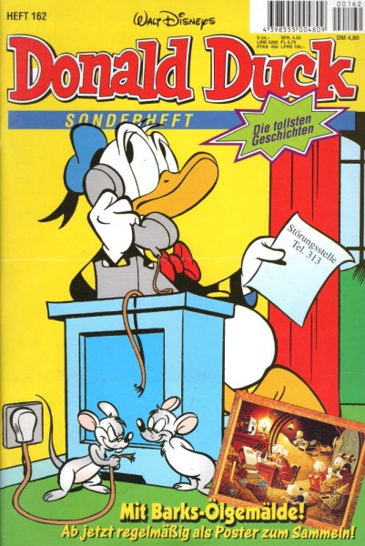 Die tollsten Geschichten von Donald Duck Sonderheft 162 (Z0), Ehapa