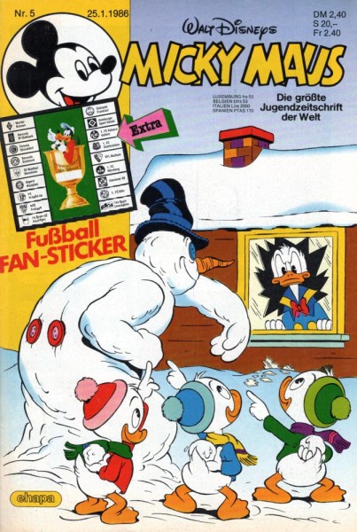 Micky Maus 1986/ 5 (Z0-1), Ehapa