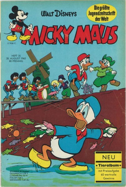 Micky Maus 1965/ 35 (Z1-, Sm), Ehapa