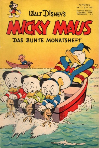 Micky Maus 1952/ 7 (Z1-2), Ehapa