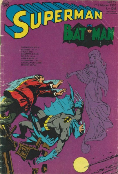 Superman 1970/ 21 (Z2-), Ehapa