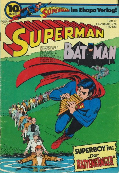Superman 1976/ 17 (Z1-2, Sm), Ehapa