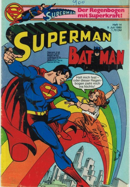 Superman 1980/ 14 (Z1-2-2, Sm, Sz), Ehapa