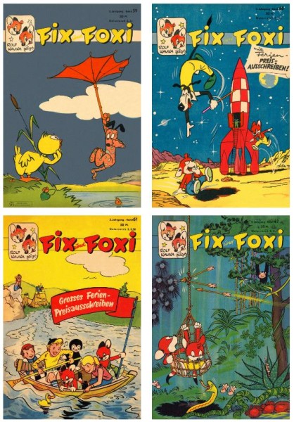 Fix und Foxi 59-62 - 4er Set, ECR Verlag