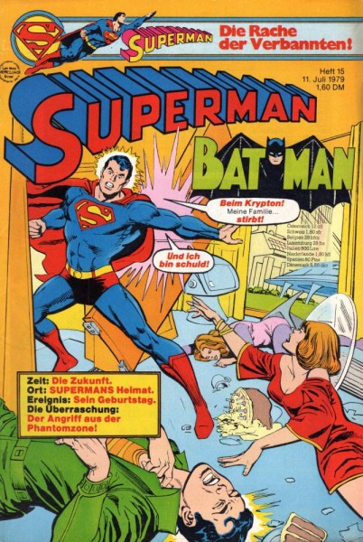 Superman 1979/ 15 (Z0), Ehapa