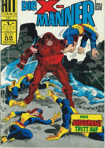 Hit Comics 71 - Die X-Männer (Z1-2/2), bsv