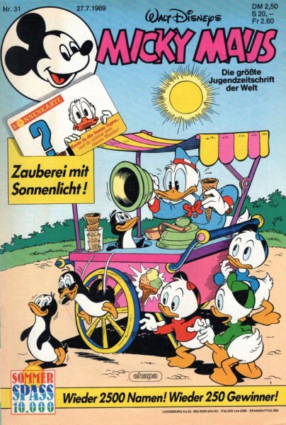 Micky Maus 1989/ 31 (Z0-1), Ehapa