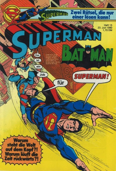 Superman 1980/ 15 (Z1-2), Ehapa