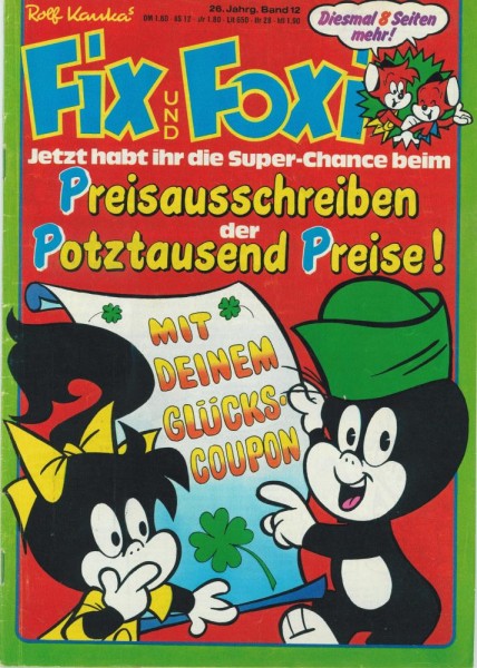 Fix und Foxi 26. Jg. 12 (Z1-2), Pabel