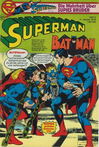 Superman 1978/ 2 (Z1-2, Sz), Ehapa