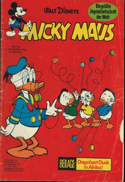 Micky Maus 1966/ 45 (Z3), Ehapa