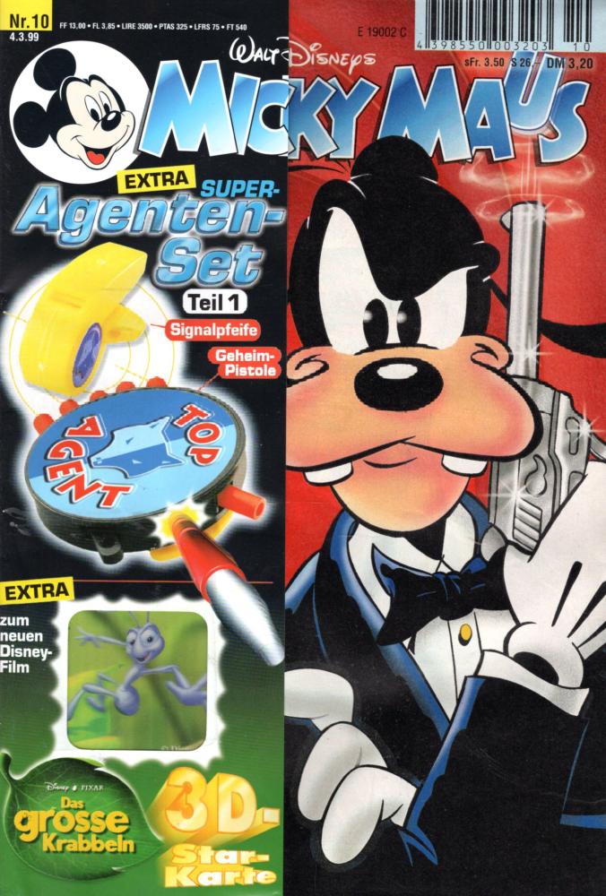 Micky Maus 1999/ 10 (Z1), Ehapa | Ehapa | Antiquariat | Comicladen