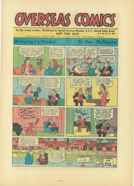 Overseas Comics 90 (Z1), A.S.F. United States Army