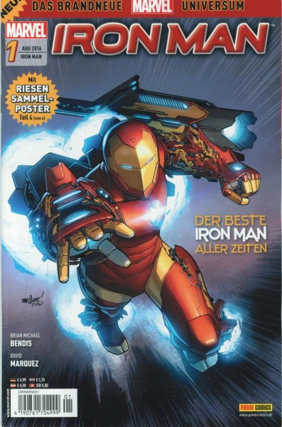 Iron Man (All New 2016) 1, Panini