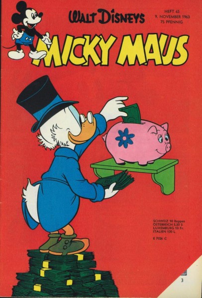 Micky Maus 1963/ 45 (Z1-2, Sm), Ehapa