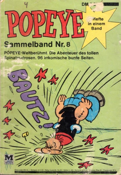 Popeye Sammelband 8 (Z3, Sz), Moewig