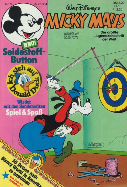 Micky Maus 1984/ 9 (Z0-1/1), Ehapa