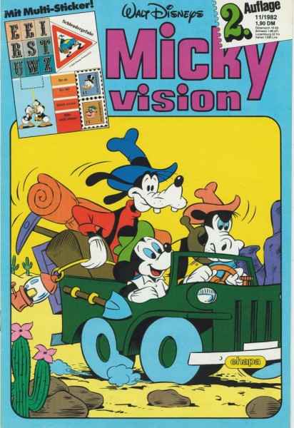 Mickyvision 2. Serie 1982 / 11 (Z0-1, 2.Aufl.), Ehapa