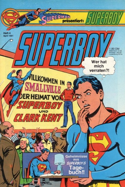 Superboy 1981/ 4 (Z1, Sm), Ehapa