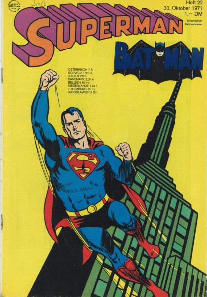 Superman 1971/ 22 (Z2-3), Ehapa