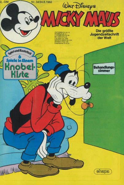 Micky Maus 1982/ 34 (Z1-2), Ehapa