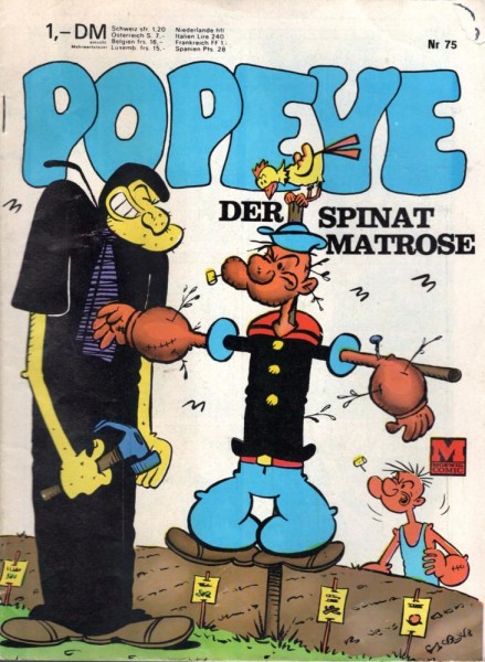 Popeye - Der Spinatmatrose 75 (Z2), Moewig