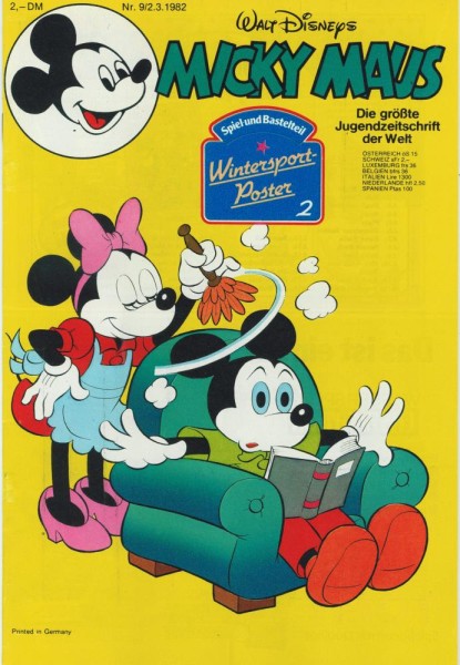 Micky Maus 1982/ 9 (Z0-1), Ehapa