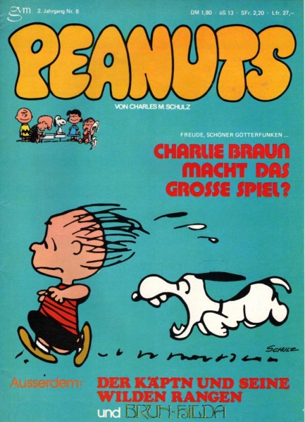 Peanuts 2. Jahrg. 8 (Z1-), gvm