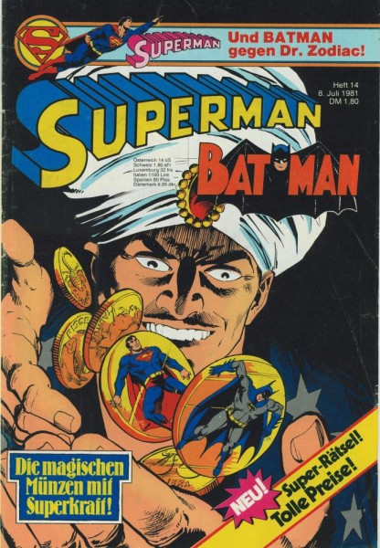 Superman 1981/ 14 (Z1-2, Sm), Ehapa