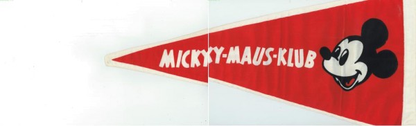 Micky Maus Klub Wimpel, Baumwolle groß (Z0), Ehapa