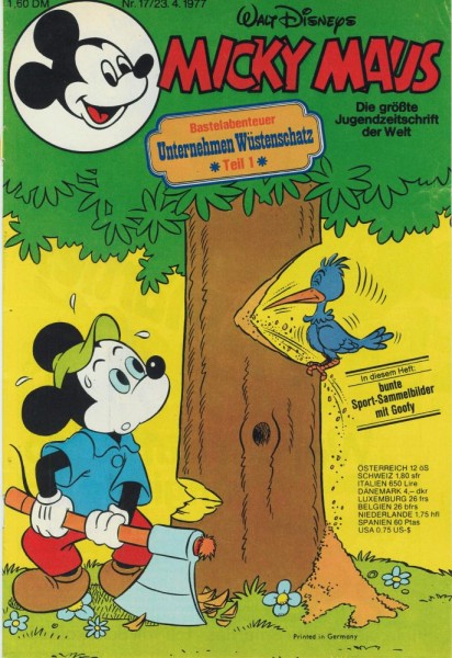 Micky Maus 1977 17 (Z0-1), Ehapa