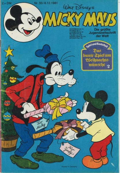 Micky Maus 1981/ 50 (Z2), Ehapa