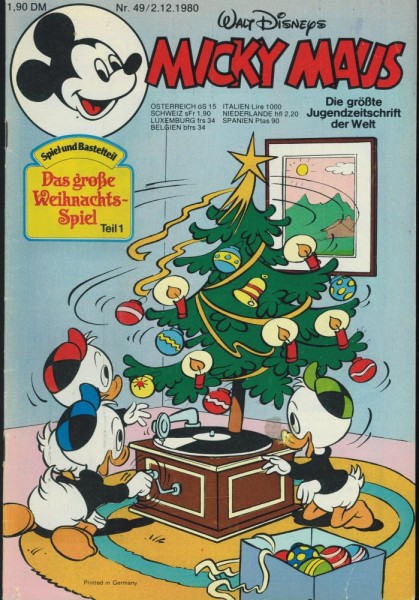 Micky Maus 1980/ 49 (Z2-), Ehapa