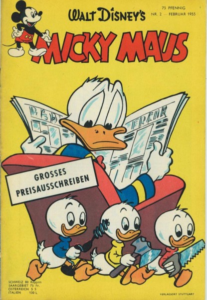 Micky Maus 1955/ 2 (Z1-), Ehapa