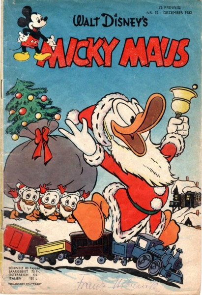 Micky Maus 1952/ 12 (Z3, Sz), Ehapa