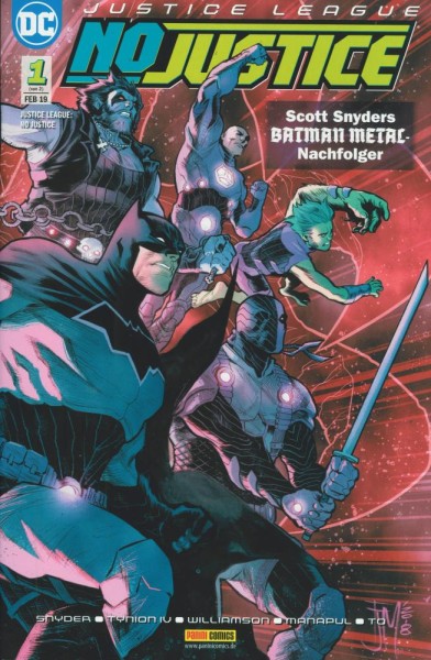 Justice League - No Justice 1, Panini