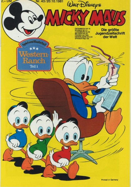 Micky Maus 1981/ 43 (Z0-1/1), Ehapa
