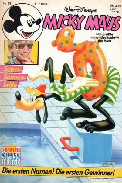 Micky Maus 1989/ 29 (Z0-1), Ehapa