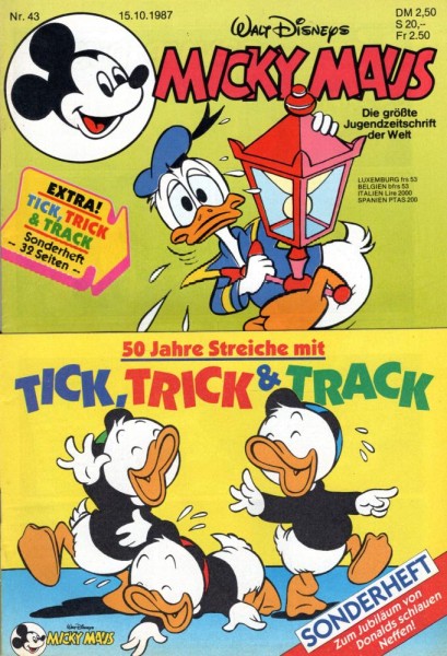 Micky Maus 1987/ 43 (Z0-1), Ehapa