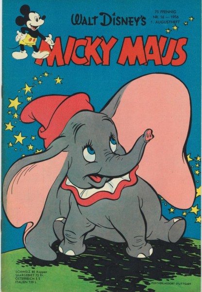 Micky Maus 1956/ 16 (Z1-), Ehapa
