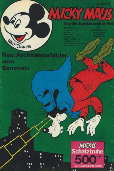 Micky Maus 1970/ 2 (Z1-2, Sm), Ehapa