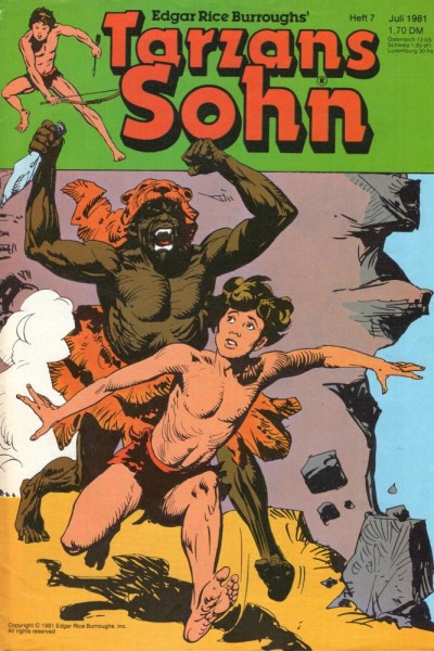 Tarzans Sohn 1981/ 7 (Z0), Ehapa