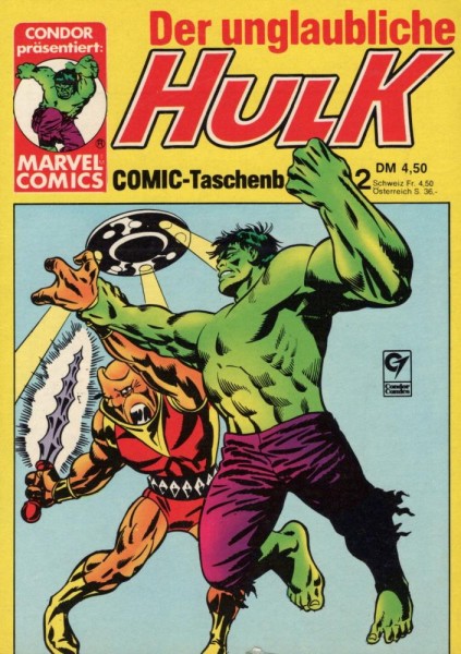 Der unglaubliche Hulk Taschenbuch 2 (Z1), Condor