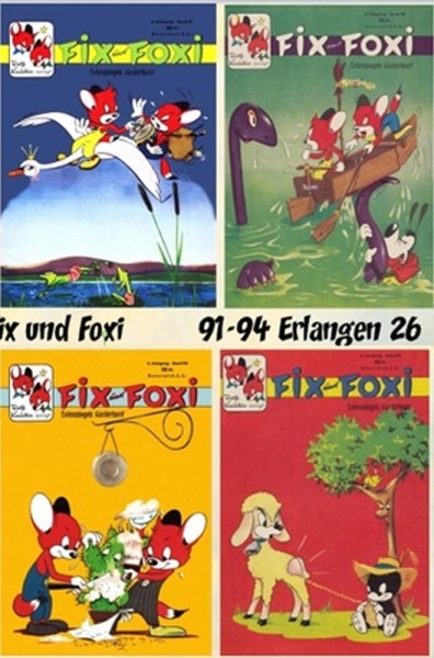 Fix und Foxi 91-94 - 4er Set, ECR-Verlag